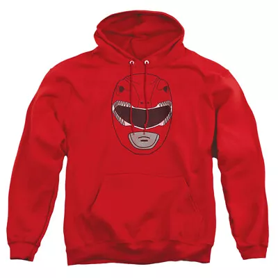 Mighty Morphin Power Rangers  Red Ranger Mask  Hoodie Sweatshirt Long Sleeve • $35.29