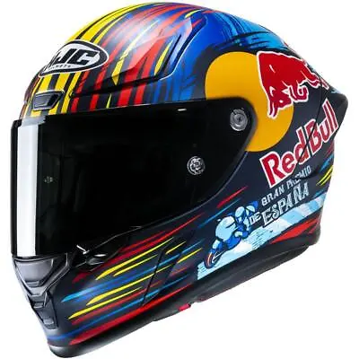HJC RPHA 1N Jerez Red Bull Helmet Racing Full Face Speaker Pockets DOT ECE S-2XL • $1456.15