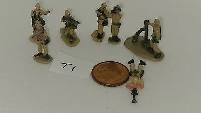 Military Micro Machines SETS OF X7- SOLDIERS /INFANTRY Diff Camos Figures DESERT • $5.89