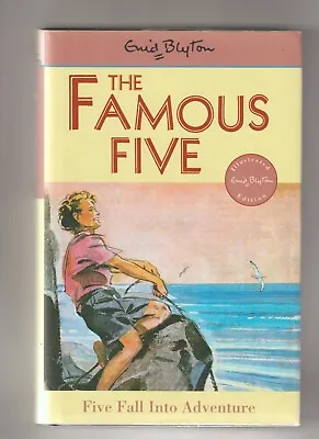 The Famous Five FIVE FALL INTO ADVENTURE  Enid Blyton H/c D/j Very Nice 2006 Ed • £5.13