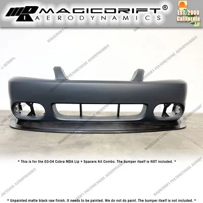 03 04 Ford Mustang SVT Cobra Only MDA Style Urethane Front Bumper Lip Spoiler • $149.99