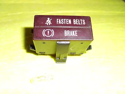 VW Vanagon Fasten Seat Belt/Brake Warning Dash Indicator-6 Prong-Used • $35