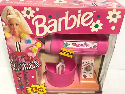 1990 Chilton Toys Mattel Barbie Action Appliance Playset Mixer 23pc New • $10