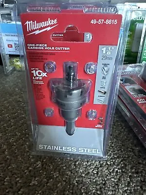 Milwaukee 49-57-8615 1-1/8 In. Carbide Hole Cutter For Stainless Steel New • $14