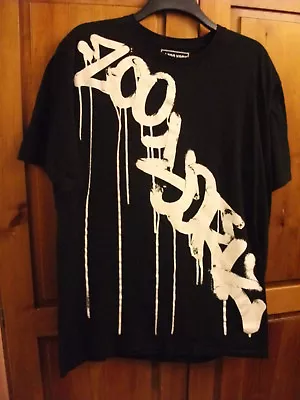 Zoo York Black / White T-shirt XL Retro / Vintage • £39.99