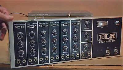 Mixer Amplifier ELK 80 Mono Tube Mixer Vintage Not Tested Cool Piece No Tubes • $200