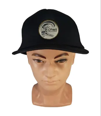 $4.99 • Buy Oneill Surf Shop Hat Mens One Size Black California Trucker Adjustable Logo Cap