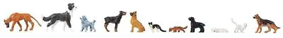 Faller 151902 Cats (4) & Dogs (8) Figure Set HO • £16.65