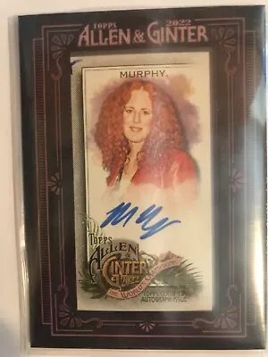 2022 Topps Allen & Ginter's Morgan Murphy Black Frame Autograph (RC) /25 + Base • $24.99