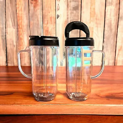 22 0z Tall To Go Cups For Magic Bullet Pack Of 2 • $19.99