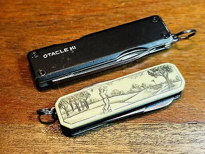 Keychain Otacle K1 EDC Pocket Tool With Three Function + GOLF SCRIMSHAW Tool • $15.99