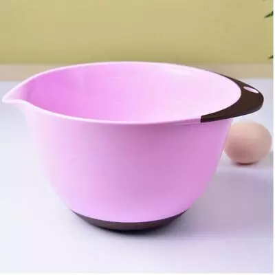 Plastic Nesting Mixing Bowls With Handle Spout And Non- Bottom • £17.69