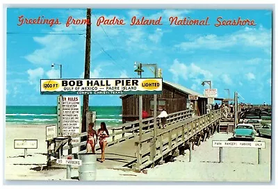 1960 Greetings From Padre Island National Seashore Corpus Christi Texas Postcard • $29.95