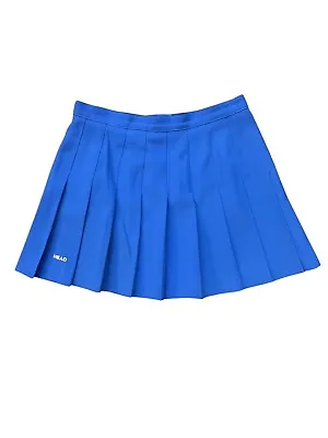 Vintage Head Skirt Womens Size 14 Royal Blue Pleated Mini Tennis Schoolgirl • $24