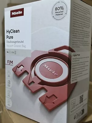 Miele HyClean 3D Efficiency FJM Vacuum Hoover Bags 4 Pack + 2 Filters • £21.99