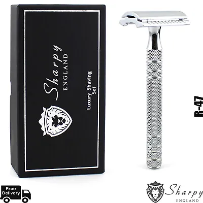 Travel Razor Wet Classic Safety Shaving Razor Double Edge Shaving Shave Gift Set • £9.99