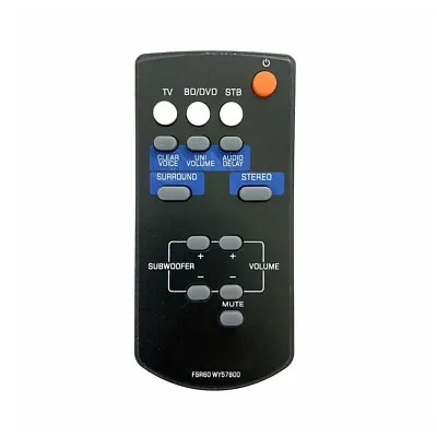 Remote Control For YAMAHA AV ATS1010 YAS101 YAS101BL ATS-1010 YAS-101 YAS-101BL • $7.38