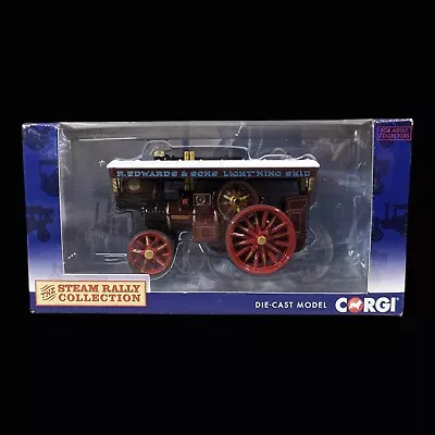 Corgi Steam Rally Burrell Starlight R Edwards & Sons Light'ning Skid 1:76 Scale • $34.25