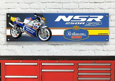 Br126b Honda Nsr250r Sp Mc28 Rothmans Workshop Banner Sign • $42.48