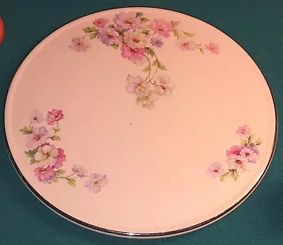 Homer  Laughlin  Virginia  Rose  Vr128 Fluffy  Ross  Cake  Plate .... • $30