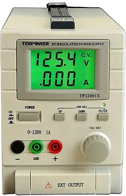 TekPower TP12001X 120V DC Variable Switching Power Supply Output 0-120V @1A • $159.95