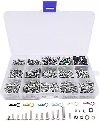 	710pcs Universal RC Screw Kit 304 Stainless Steel Screws Assortment Set Hard	 • $22.80