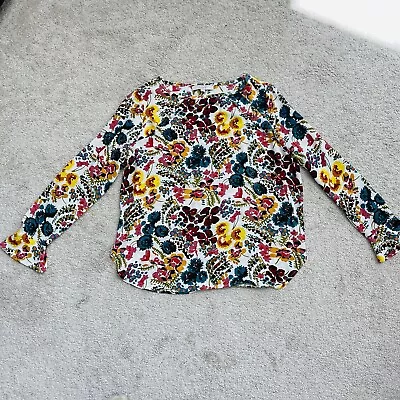 NWOT LOFT Floral Long Sleeve Shirt Blouse Size L • £47.23