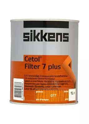 👉 Sikkens Cetol HLS Plus Filter 7 Plus  Wood Stain  1 Litre • £20.69