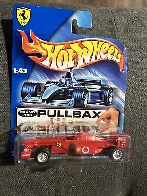 V 1:43 Hotwheels Ferrari Grand Prix Formula 1 F1 Pullbax. • $21