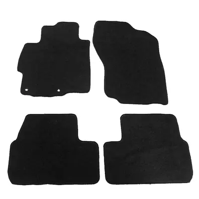 For 08-17 Mitsubishi Lancer Black Floor Mats Carpet Nylon Front & Rear Non-slip • $54.99