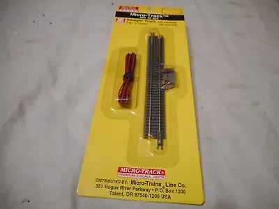 Micro-Trains 990-40905 Terminal Straight Track Mint New Old Stock Z Gauge • $4