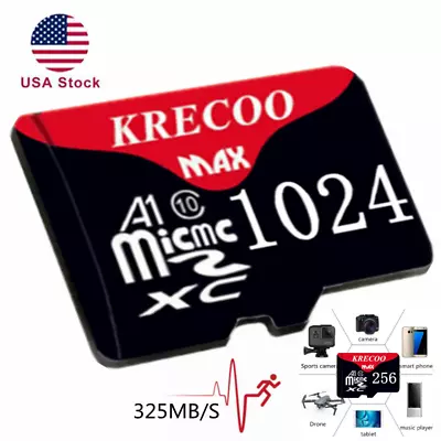 Micro SD Card 128GB 256GB 1TB Ultra Class 10 SDXC SDHC Memory Card Wholesale Lot • $0.99