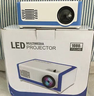 Portable Mini LED Projector HD Video Home Theater Cinema Multimedia USB HDMI USA • $33.45