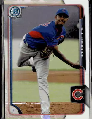 2015 Bowman Chrome #BCP156 C.J. Edwards Prospects Refractors #/499(F) • $2.49