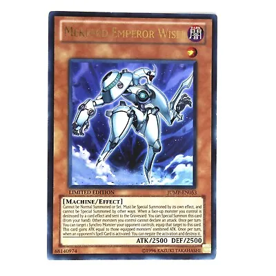YuGiOh! Meklord Emperor Wisel (JUMP-EN053) Limited Edition - Ultra Rare - NM/M • $3.99