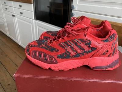 £35 • Buy Adidas Red Funky Trainers Size 7.5 Brand New
