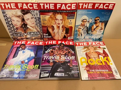 $60 • Buy The Face Magazine UK Lot Of 6 Vintage '97-2020 Uma Thurman Dave LaChapelle Ali G