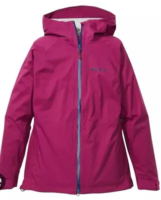 Marmot Womens Pre Cip Rain Stretch Jacket Wild Rose 6863size Uk L • £48.99
