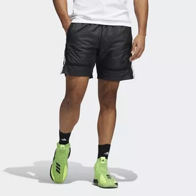 Adidas Men’s N3XT L3V3L Showtime Basketball Shorts Black Size 3XLT FR0952 • $67.43