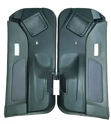 90-91 Honda CIVIC CRX EF L&R Side Door Panel OEM Black Gray Trim Interior 1.5 • $249.95