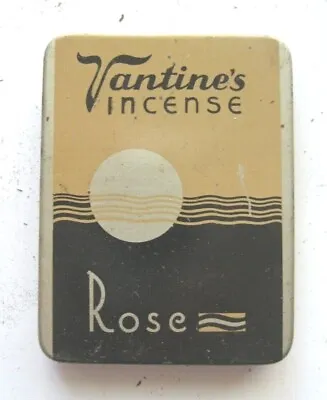 Vintage 1920's VANTINE'S  INCENSE: Rose Tin No Incense • $8