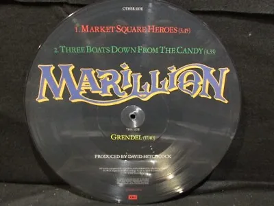 MARILLION Grendel THREE BOATS Market Square Heroes PICTURE DISC 12  VINYL UK • $60