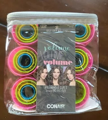 Conair Self-Grip Rollers - 31 Ct - Voluminous Curls - Smooth And Lift • $13.58