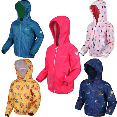 Regatta Unisex Kids Peppa Pig Muddy Puddle Outdoor Waterproof Hooded Jacket • £9.71