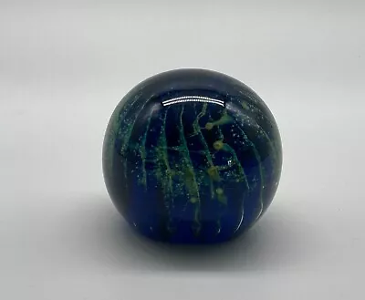 Paperweight Mdina Malta Signed Paperweight Art Glass Design #1 • $45.55