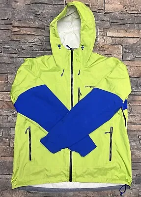 Patagonia Torrentshell Stretch Jacket Men XL Hooded H2NO 84795FA13 Neon READ • $99