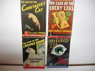 LOT Of Four SCARCE (1940's) Perry Mason Mystery Pocket Book PB's; G/VGC • $28