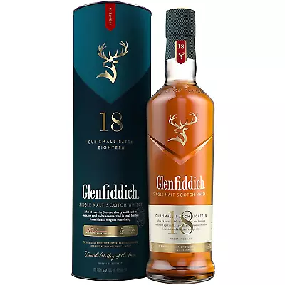 Glenfiddich 18 Year Old Single Malt Scotch Whisky 700mL • $188.99