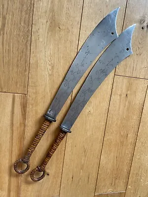 Antique Old Vietnamese 19th Century Swords Pair • $700