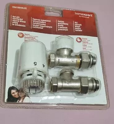 Honeywell TRV15SH4LEE Radiator Valve Kit.  Thermostat. Straight  • £14.90